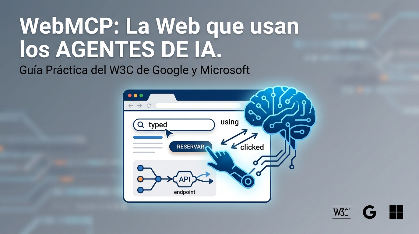 WebMCP: la web que los agentes de IA pueden usar, no solo leer